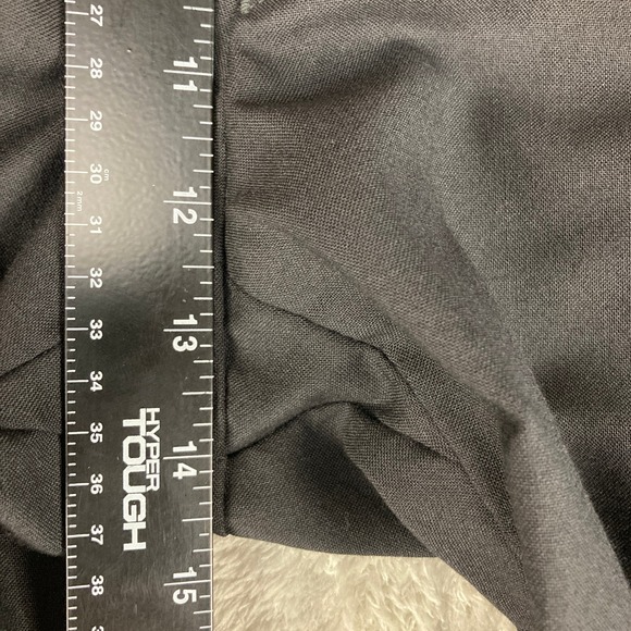 Ralph Lauren Wool Dress Pants Mens 36x32 (35x28) Black Cuffed Pleated‎ Comfort - Picture 6 of 11